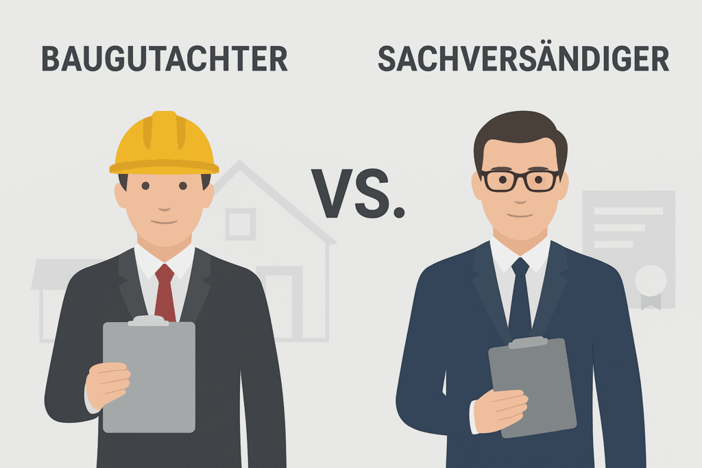 Baugutachter vs. Sachverständiger